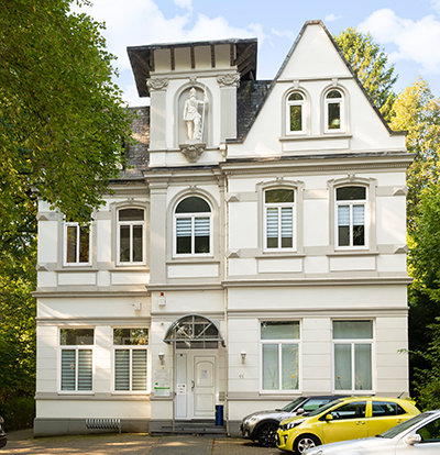 Außenansicht der Praxis